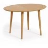 Kave Home - Table Extensible Oqui Ovale Placage De Chêne Et Pieds En Bois Massif Ø 120 (200) X 90 Cm - Naturel 1 Kave Home - Table Extensible Oqui Ovale Placage De Chêne Et Pieds En Bois Massif Ø 120 (200) X 90 Cm - Naturel -KAVE HOME Soldes 2022 54045347 1