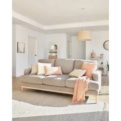 Kave Home - Canapé Mihaela 3 Places En Bouclette Grise 203 Cm - Gris -KAVE HOME Soldes 2022 54205691 4