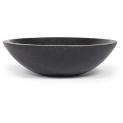 Kave Home - Vasque à Poser Kuveni En Terrazzo Noir Ø 40 Cm