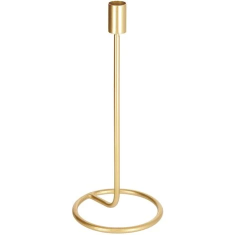 Kave Home - Bougeoir Babirye Petit - Doré 3 Kave Home - Bougeoir Babirye Petit - Doré