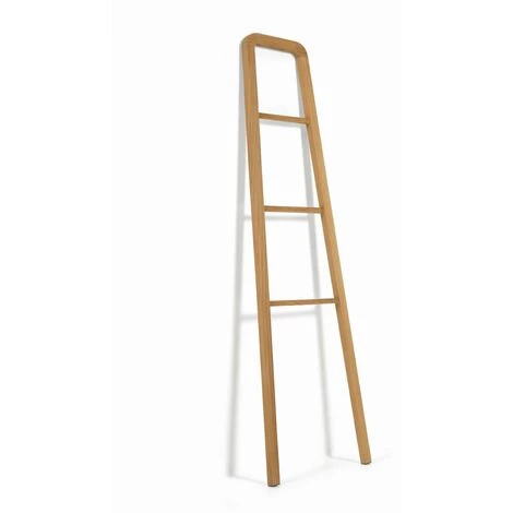 Kave Home - Porte-serviettes Uliana En Bois De Teck Massif Finition Naturelle 50 X 160 Cm - Naturel 3 Kave Home - Porte-serviettes Uliana En Bois De Teck Massif Finition Naturelle 50 X 160 Cm - Naturel