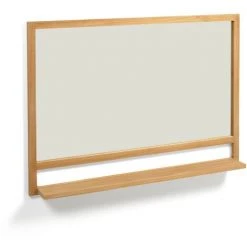 Kave Home - Miroir Taciana En Bois De Teck Massif 100 X 70 Cm - Naturel