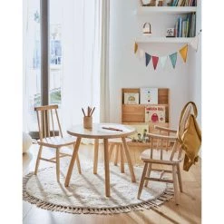 Kave Home - Tabouret Enfant Dilcia Bois D'hévéa Massif Hauteur 31 Cm - Naturel 8 Kave Home - Tabouret Enfant Dilcia Bois D'hévéa Massif Hauteur 31 Cm - Naturel -KAVE HOME Soldes 2022 59217313 3