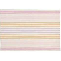 Kave Home - Tapis Marilina 100% Coton à Rayures Multicolores 160 X 230 Cm - Multicolore
