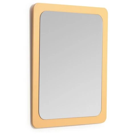 Kave Home - Miroir Velma En MDF Jaune Moutarde 47 X 57 Cm - Moutarde 3 Kave Home - Miroir Velma En MDF Jaune Moutarde 47 X 57 Cm - Moutarde