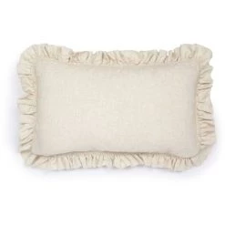 Kave Home - Housse De Coussin Deva En Lin Naturel 30 X 50 Cm - Naturel