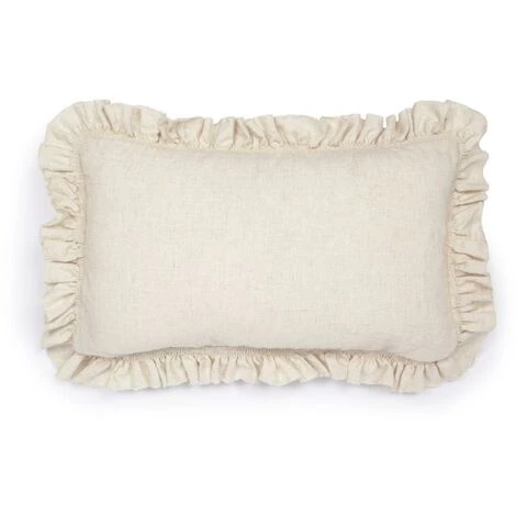 Kave Home - Housse De Coussin Deva En Lin Naturel 30 X 50 Cm - Naturel 3 Kave Home - Housse De Coussin Deva En Lin Naturel 30 X 50 Cm - Naturel