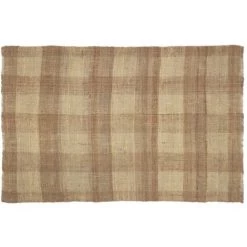 Kave Home - Tapis Daila En Jute à Rayures De Couleur Naturelle Et Beige 160 X 230 Cm - Naturel