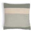 Kave Home - Housse De Coussin Leeith 100% PET Vert à Rayures 45 X 45 Cm - Vert 2 Kave Home - Housse De Coussin Leeith 100% PET Vert à Rayures 45 X 45 Cm - Vert -KAVE HOME Soldes 2022 59217407 1
