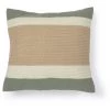 Kave Home - Housse De Coussin Leeith 100% PET Vert Et Beige à Rayures 45 X 45 Cm - Vert 1 Kave Home - Housse De Coussin Leeith 100% PET Vert Et Beige à Rayures 45 X 45 Cm - Vert -KAVE HOME Soldes 2022 59217443 1