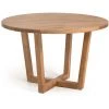 Kave Home - Table Ronde Nahla En Bois Massif D'acacia Finition Naturelle Ø 120cm - Naturel 1 Kave Home - Table Ronde Nahla En Bois Massif D'acacia Finition Naturelle Ø 120cm - Naturel -KAVE HOME Soldes 2022 64089907 1