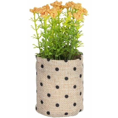Kave Home - Plante Artificielle Leonitis Leonurus En Pot En Raphia - Marron 3 Kave Home - Plante Artificielle Leonitis Leonurus En Pot En Raphia - Marron