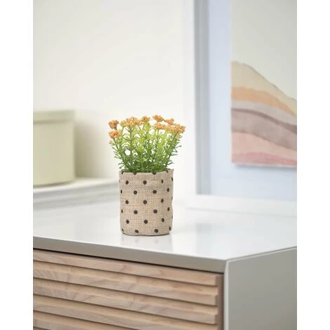 Kave Home - Plante Artificielle Leonitis Leonurus En Pot En Raphia - Marron 4 Kave Home - Plante Artificielle Leonitis Leonurus En Pot En Raphia - Marron – Image 2