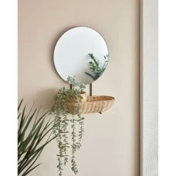Kave Home - Petit Miroir Mural Ebian Avec étagère En Rotin Finition Naturelle 35 X 16 Cm - Naturel 8 Kave Home - Petit Miroir Mural Ebian Avec étagère En Rotin Finition Naturelle 35 X 16 Cm - Naturel -KAVE HOME Soldes 2022 64090060 3
