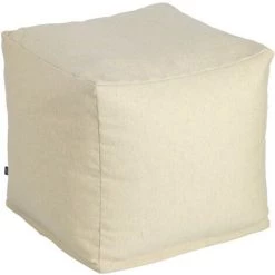 Kave Home - Pouf Carré Nedra 50 X 50 Cm Beige - Beige