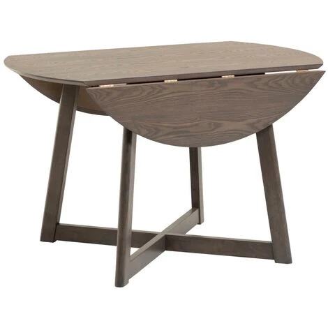 Kave Home - Table Extensible Ronde Maryse 70 (120) X 75 Cm Contreplaqué Frêne Et Pieds Bois Massif 4 Kave Home - Table Extensible Ronde Maryse 70 (120) X 75 Cm Contreplaqué Frêne Et Pieds Bois Massif – Image 2