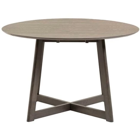 Kave Home - Table Extensible Ronde Maryse 70 (120) X 75 Cm Contreplaqué Frêne Et Pieds Bois Massif 5 Kave Home - Table Extensible Ronde Maryse 70 (120) X 75 Cm Contreplaqué Frêne Et Pieds Bois Massif – Image 3