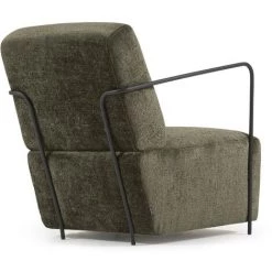 Kave Home - Fauteuil Gamer En Chenille Vert Et Métal Peint Noir - Vert 9 Kave Home - Fauteuil Gamer En Chenille Vert Et Métal Peint Noir - Vert -KAVE HOME Soldes 2022 64090132 3