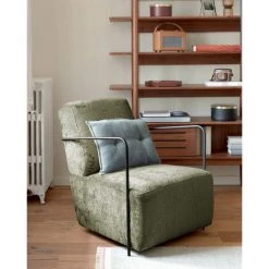 Kave Home - Fauteuil Gamer En Chenille Vert Et Métal Peint Noir - Vert 10 Kave Home - Fauteuil Gamer En Chenille Vert Et Métal Peint Noir - Vert -KAVE HOME Soldes 2022 64090132 4