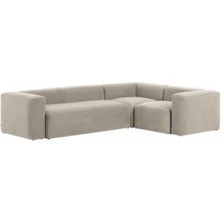 Kave Home - Canapé Dangle Blok 4 Places Beige 320 X 230 Cm - Beige