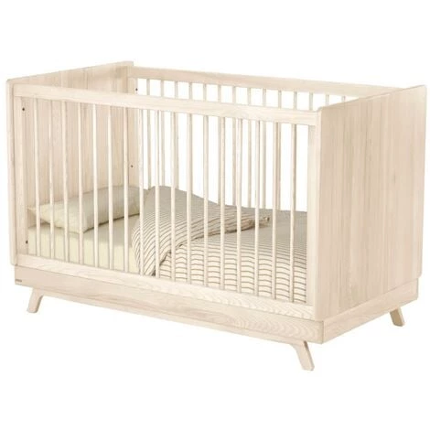 Kave Home - Lit Bébé évolutif Maralis En Bois De Hêtre Massif 70 X 140 Cm - Naturel 3 Kave Home - Lit Bébé évolutif Maralis En Bois De Hêtre Massif 70 X 140 Cm - Naturel