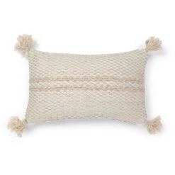 Kave Home - Housse De Coussin Kaie 100% PET Beige 30 X 50 Cm - Beige