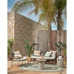 Kave Home - Housse De Coussin Leeith 100% PET Vert Et Beige à Rayures 30 X 50 Cm - Vert 5 Kave Home - Housse De Coussin Leeith 100% PET Vert Et Beige à Rayures 30 X 50 Cm - Vert -KAVE HOME Soldes 2022 67432087 2