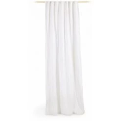 Kave Home - Rideau Marja En Coton Et Lin Blanc 140 X 270 Cm - Blanc