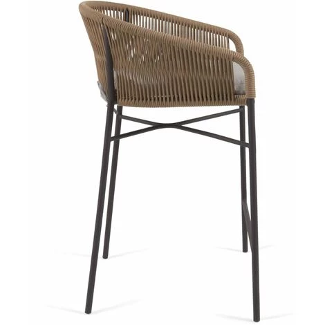 Kave Home - Tabouret Yanet En Corde Beige Hauteur 80 Cm 4 Kave Home - Tabouret Yanet En Corde Beige Hauteur 80 Cm – Image 2