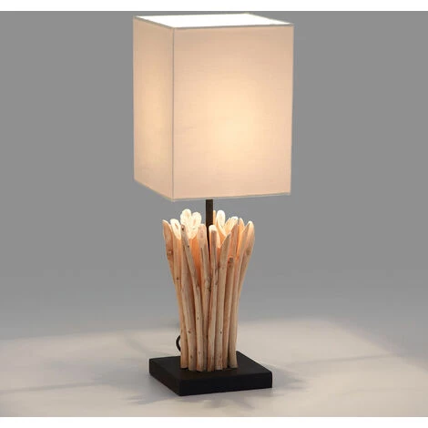 Kave Home - Lampe De Table Boop, Blanc - Naturel 4 Kave Home - Lampe De Table Boop, Blanc - Naturel – Image 2