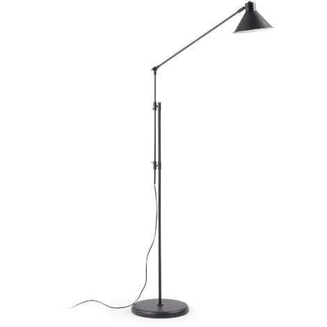 Kave Home - Lampadaire Dione, Noir - Noir 3 Kave Home - Lampadaire Dione, Noir - Noir
