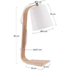 Kave Home - Lampe De Table Repcy - Naturel 7 Kave Home - Lampe De Table Repcy - Naturel -KAVE HOME Soldes 2022 68090639 3