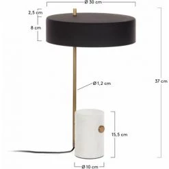 Kave Home - Lampe De Table Phant Adaptateur UK - Noir 7 Kave Home - Lampe De Table Phant Adaptateur UK - Noir -KAVE HOME Soldes 2022 68090644 3