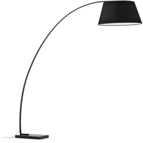 Kave Home - Lampadaire Juhe, Noir - Noir 3 Kave Home - Lampadaire Juhe, Noir - Noir