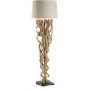 Kave Home - Lampadaire Nuba, Blanc - Naturel 2 Kave Home - Lampadaire Nuba, Blanc - Naturel -KAVE HOME Soldes 2022 68090654 1