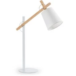 Kave Home - Lampe De Table Kosta, Blanc - Blanc