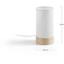 Kave Home - Lampe à Poser Slat - Blanc 7 Kave Home - Lampe à Poser Slat - Blanc -KAVE HOME Soldes 2022 69017805 3