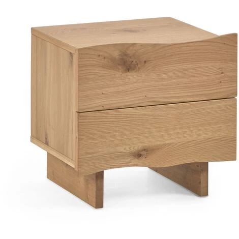 Kave Home - Table De Nuit Rasha En Contreplaqué De Chêne Finition Naturelle 49 X 45 Cm - Naturel 3 Kave Home - Table De Nuit Rasha En Contreplaqué De Chêne Finition Naturelle 49 X 45 Cm - Naturel