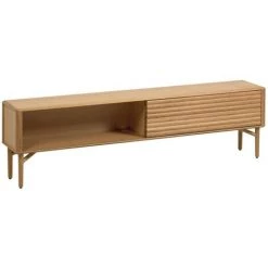 Kave Home - Meuble TV Lenon 2 Portes En Bois Massif Et Placage De Chêne 200 X 57 Cm FSC MIX Credit - Naturel 8 Kave Home - Meuble TV Lenon 2 Portes En Bois Massif Et Placage De Chêne 200 X 57 Cm FSC MIX Credit - Naturel -KAVE HOME Soldes 2022 69034624 2