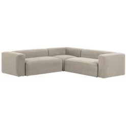 Kave Home - Canapé Dangle Blok 4 Places Beige 290 X 290 Cm - Beige