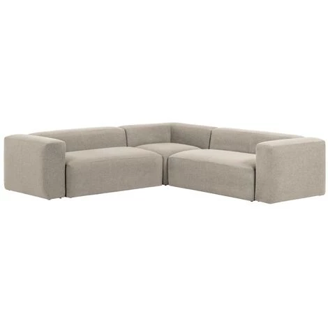 Kave Home - Canapé Dangle Blok 4 Places Beige 290 X 290 Cm - Beige 3 Kave Home - Canapé Dangle Blok 4 Places Beige 290 X 290 Cm - Beige