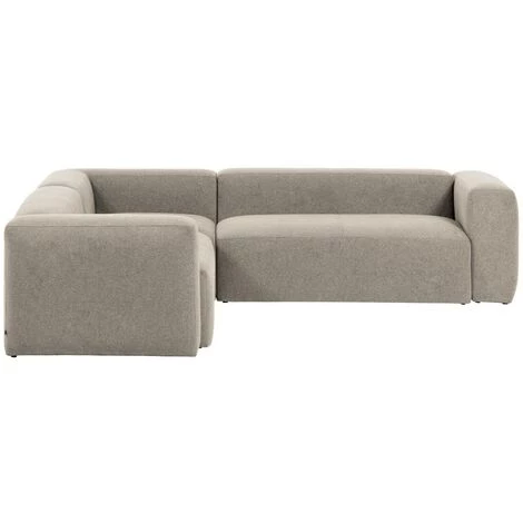 Kave Home - Canapé Dangle Blok 4 Places Beige 290 X 290 Cm - Beige 5 Kave Home - Canapé Dangle Blok 4 Places Beige 290 X 290 Cm - Beige – Image 3