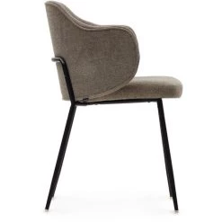 Kave Home - Chaise Suanna Marron Avec Pieds En Acierfinition Peinture Noire - Marron 8 Kave Home - Chaise Suanna Marron Avec Pieds En Acierfinition Peinture Noire - Marron -KAVE HOME Soldes 2022 70530648 3