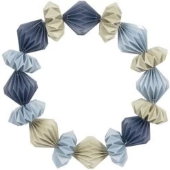 Kave Home - Couronne De Noël Willemina Multicolore - Bleu