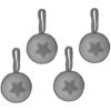 Kave Home - Lot Ane De 4 Boules Sapin De Noël étoile - Gris -KAVE HOME Soldes 2022 71248699 1