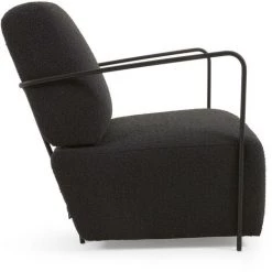 Kave Home - Fauteuil Gamer En Laine Bouclée Marron Et Métal Peint Noir - Noir 8 Kave Home - Fauteuil Gamer En Laine Bouclée Marron Et Métal Peint Noir - Noir -KAVE HOME Soldes 2022 72165178 2