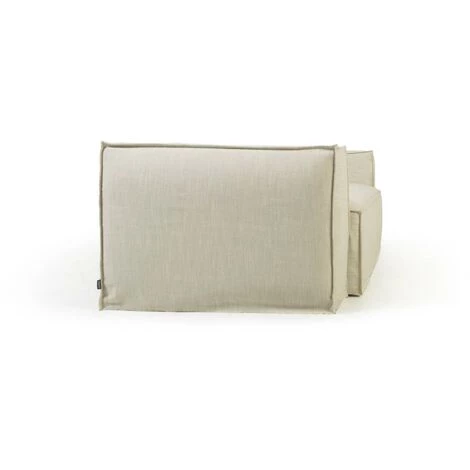 Kave Home - Canapé Déhoussable Blok 2 Places En Lin Blanc 210 Cm - Blanc 5 Kave Home - Canapé Déhoussable Blok 2 Places En Lin Blanc 210 Cm - Blanc – Image 3