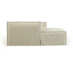 Kave Home - Canapé Déhoussable Blok 2 Places Avec Méridienne Gauche En Lin Blanc 240 Cm 8 Kave Home - Canapé Déhoussable Blok 2 Places Avec Méridienne Gauche En Lin Blanc 240 Cm -KAVE HOME Soldes 2022 72273478 3